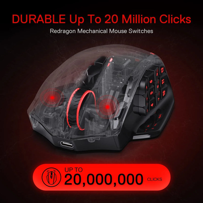 Redragon M913 Impact Elite Wireless Gaming Mouse